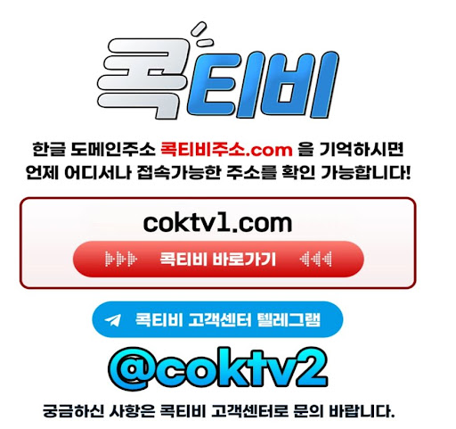 무료중계 전문가들이 추천하는 콕티비 활용법